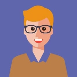 A cartoon lady with orange hair on a blue background. First Aid Training Courses Delegate Class Feedback31