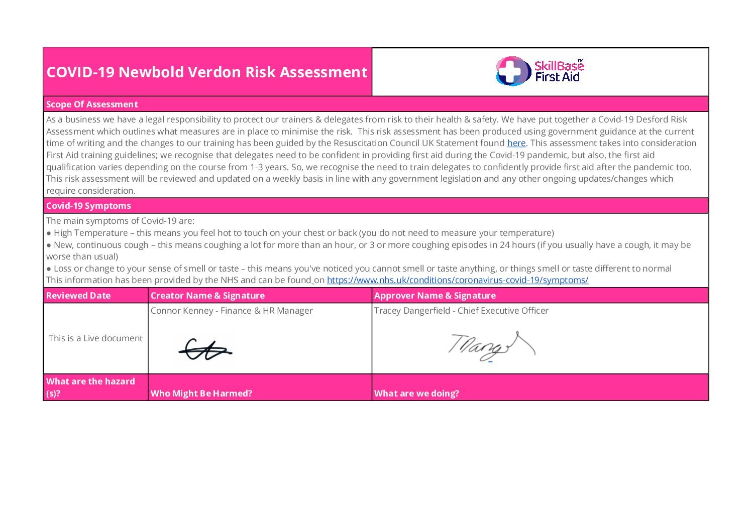 SkillBase First Aid